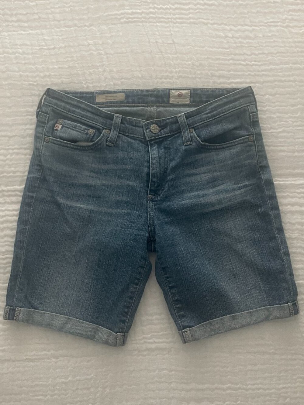 AG ADRIANO GOLDSCHMIED THE BROOKE BERMUDA SHORT SIZE 27 PREOWNED
